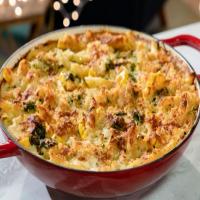 Baked Penne with Squash and Goat Cheese image