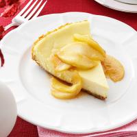 Cheesecake with Caramel Apple Topping image