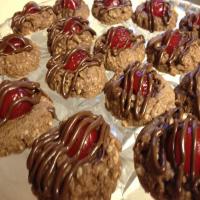 Chocolate Cherry Thumbprint Cookies_image