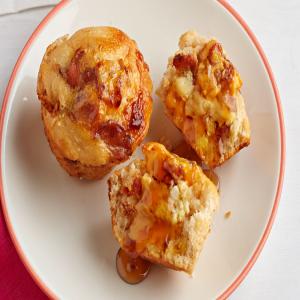 Egg and Bacon Pancake Muffins image