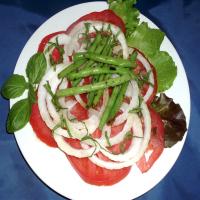 French String Beans/ Green Beans, Tomato & Basil Salad image