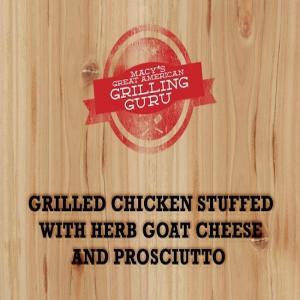 Grilled Chicken with Herb Goat Cheese & Prosciutto_image