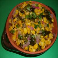 Corn and Fire-Roasted Poblano Salad With Cilantro_image