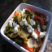 Grilled Vegetable Salad With Goat Cheese_image