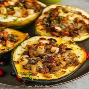 Stuffed Acorn Squash - Spend With Pennies_image