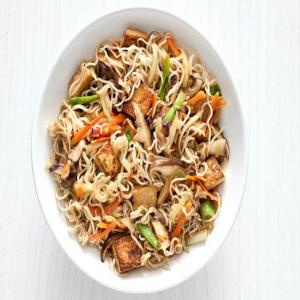 Tofu and Vegetable Noodle Bowl_image