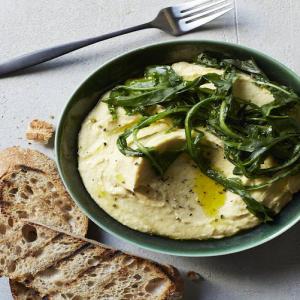 Chickpea Purée With Wilted Greens Recipe - (3.7/5)_image
