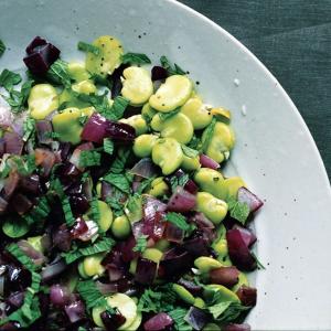 Fava Beans with Red Onion and Mint (Fave con Cipolla Rossa e Menta )_image