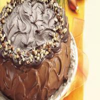 Mocha-Hazelnut Cream-Filled Cake image