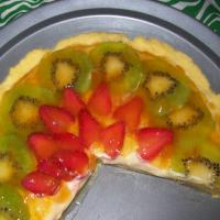 Glazed Kiwi Tart image