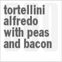 Tortellini Alfredo With Peas And Bacon_image