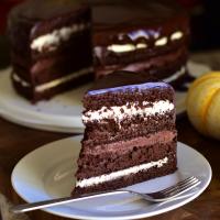 Pumpkin-Chocolate Layer Cake image