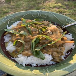 Peanut Curry with Chicken and Basil_image