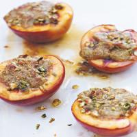 Baked Nectarines with Pistachios_image