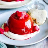 Tipsy rhubarb & blood orange jelly image