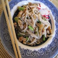 Spring Noodle Stir-Fry With Asparagus and Walnuts image