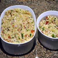 Chicken Feta and Orzo Salad image