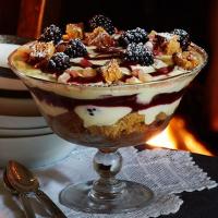 Yorkshire parkin & blackberry trifle image