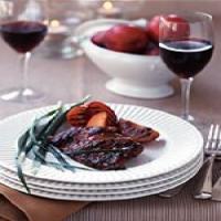 Pork Tenderloin Cutlets with Plum Glaze_image