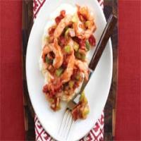 Spicy Shrimp & Mashed Hominy_image