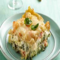 Seafood-Spinach Lasagna image