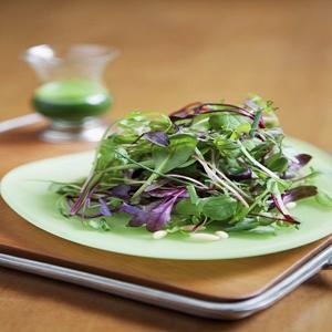 Green Salad with Almonds & Chives_image