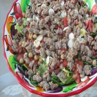 Zesty Mixed Salad With Italian Sausage image