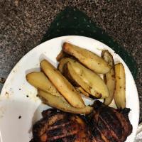 Lemon-Garlic Chicken Thighs and Potatoes image
