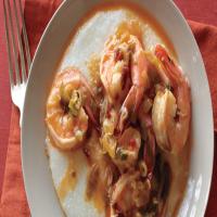 Chipotle Shrimp with Cheddar Grits image