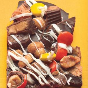 Halloween Peanut Butter and Toffee Candy Bar image