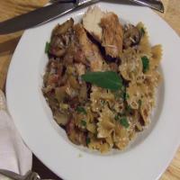 Grilled Chicken Marsala and Farfalle_image