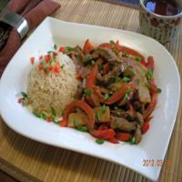 Chin Jao Ro Su (Bamboo and Bell Pepper Stir Fry) image