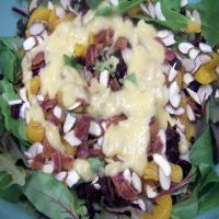 Fruit and Lettuce Salad With Orange-Yogurt Dressing_image