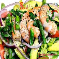 Shrimp, Avocado & Asparagus Salad_image