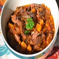 Slow Cooker Smoked Oxtail and Sweet Potato Stew image
