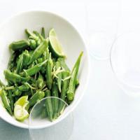 Okra with Scallion, Lime, and Ginger image