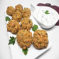 Spicy Baked Falafel with Tzatziki image