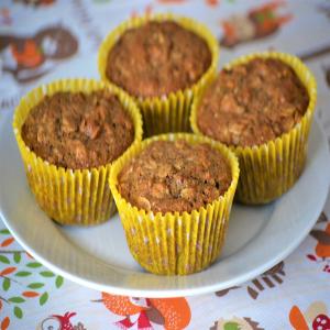 Toasted Oat Muffins with Apricots, Dates, and Walnuts image
