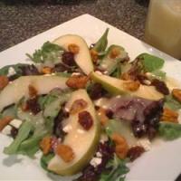 Fresh Pear and Cherry Salad with Vanilla Pear Vinaigrette image