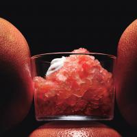 Grapefruit-Campari Granita with Vanilla Whipped Cream image