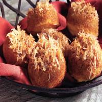 Upside-Down Coconut-Maple Corn Muffins image