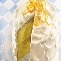Citrus Cake with Lemon Whipped Cream Frosting image