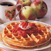 Strawberry-Topped Waffles image