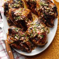 Spiced Grilled Chicken with Cilantro Butter image