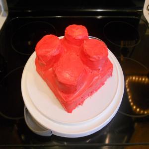 Red Lego Cake_image