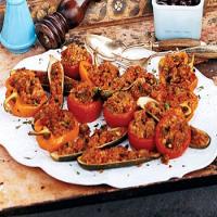 Eggplant-and-Bulgur-Stuffed Vegetables_image