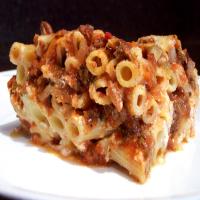 Baked Ziti With Thick Rich Meat Sauce_image