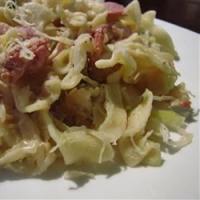 Sauerkraut, Bacon, and Pasta Casserole image