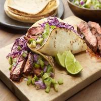 Chili-Rubbed Steak Tacos image