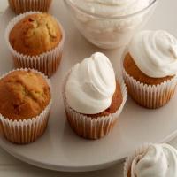 Apple Cupcakes with Marshmallow Frosting image